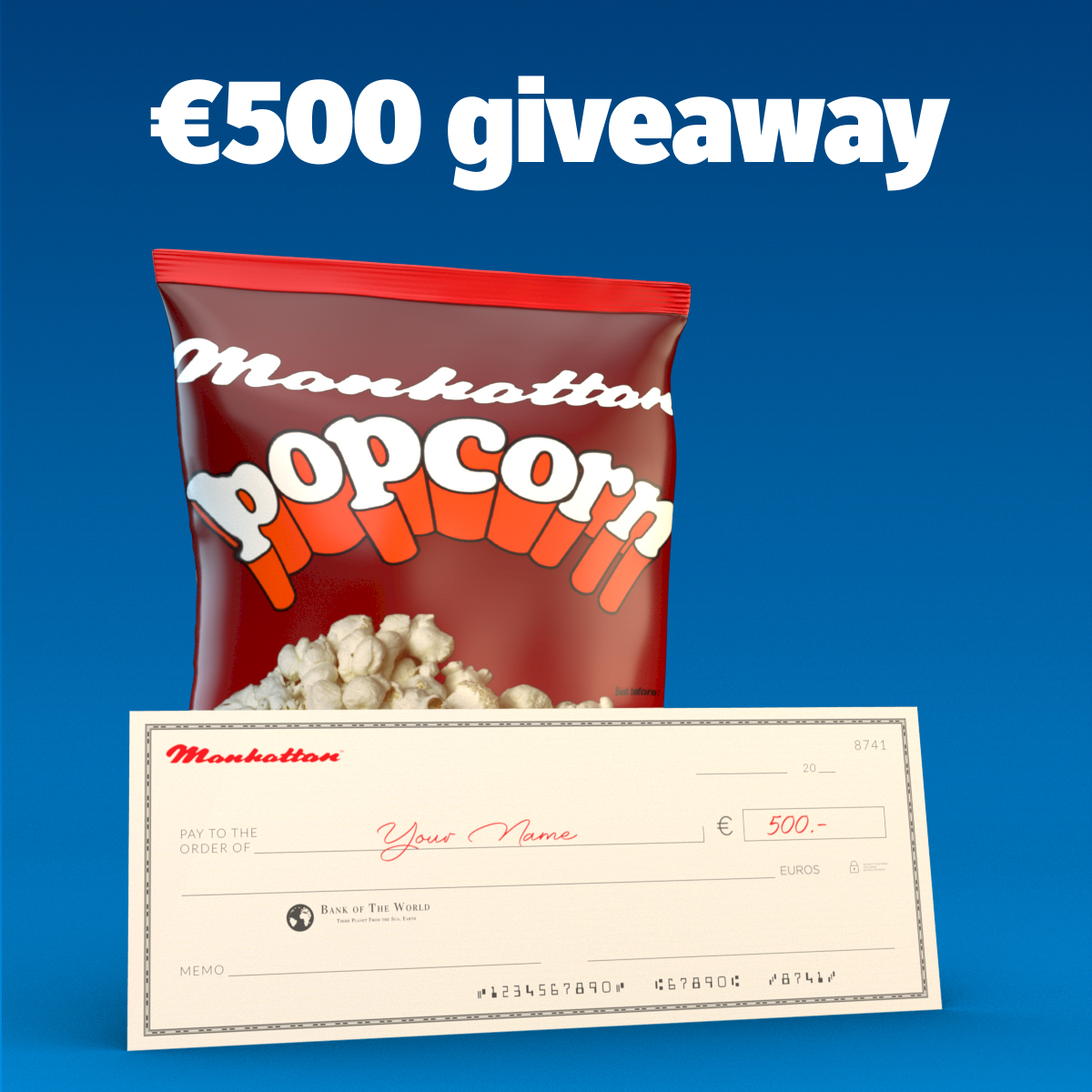 To Enter, Simply: 📲FOLLOW <a href="/Manhattan_ie/">Manhattan Popcorn</a> 
TAG a pal + RETWEET!
Winner announced on Tuesday 19th January! Best of luck. T&amp;C’s apply. We will contact the winner from our official account and will not ask for your bank details, nor ask you to click a link or ask you to register.
