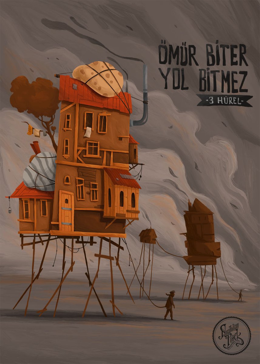 3 Hürel - Ömür Biter Yol Bitmez (1974)
Illustration: Eren Dedeleroğlu