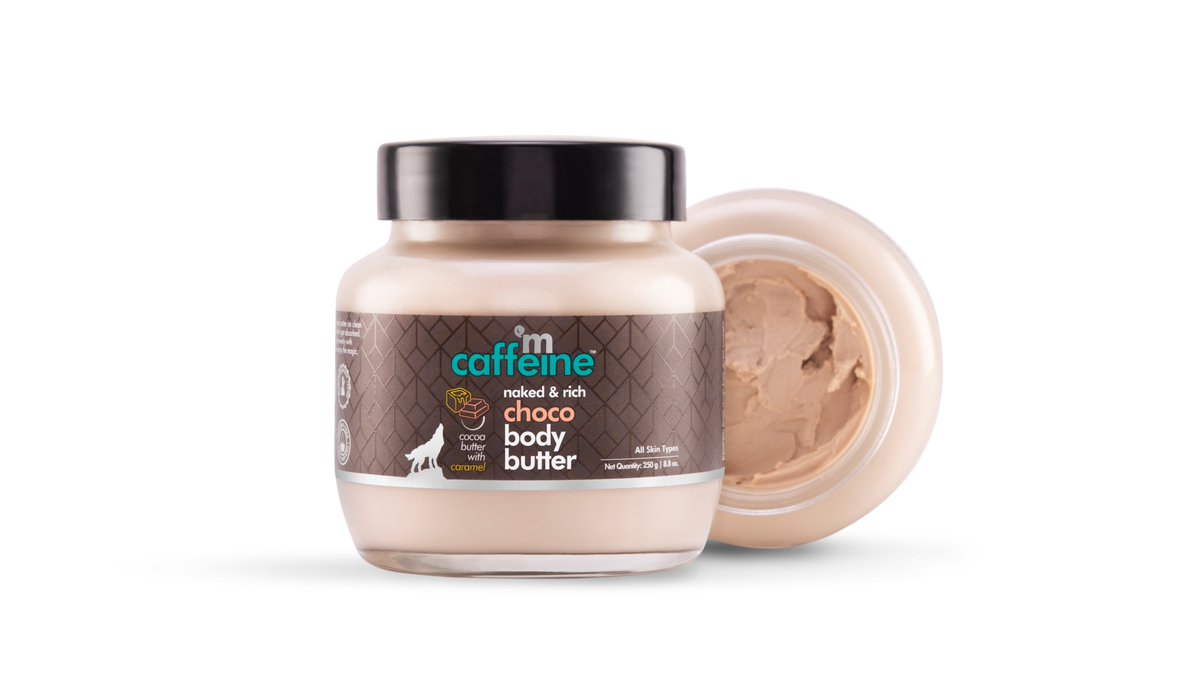 i_am_caffeine's tweet photo. STOP! Your skin is craving some chocolate 🍫

The Choco Body Butter is nourishing, hydrating and makes the skin supple! 🙌

#mCaffeine #ChocoForSkin #ChocoSkinCare https://t.co/wCqtOnIqi9