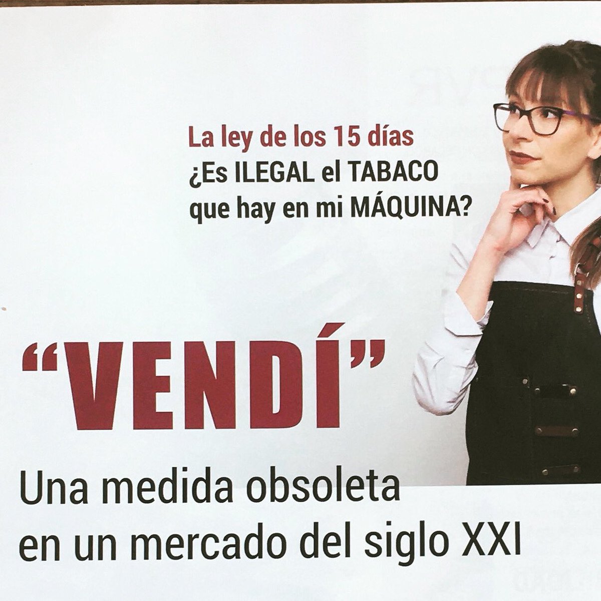 Revista PVR (@revistapvr) on Twitter photo ⁉️ Es ilegal el #tabaco que hay en mi máquina?
Con los cierres que está sufriendo la #hostelería los #PVR se plantean: ¿qué pasa con el tabaco de mi máquina? ¿cuándo pierde su frescura o su legalidad?
✍️ Francesco J. Aziz (área jurídica <a href="/aepvr/">AEPVR Asociación Española Puntos Venta con Recargo</a> ) en #laopinióndelexperto #PVR1 ⁉️ Es ilegal el #tabaco que hay en mi máquina?
Con los cierres que está sufriendo la #hostelería los #PVR se plantean: ¿qué pasa con el tabaco de mi máquina? ¿cuándo pierde su frescura o su legalidad?
✍️ Francesco J. Aziz (área jurídica <a href="/aepvr/">AEPVR Asociación Española Puntos Venta con Recargo</a> ) en #laopinióndelexperto #PVR1