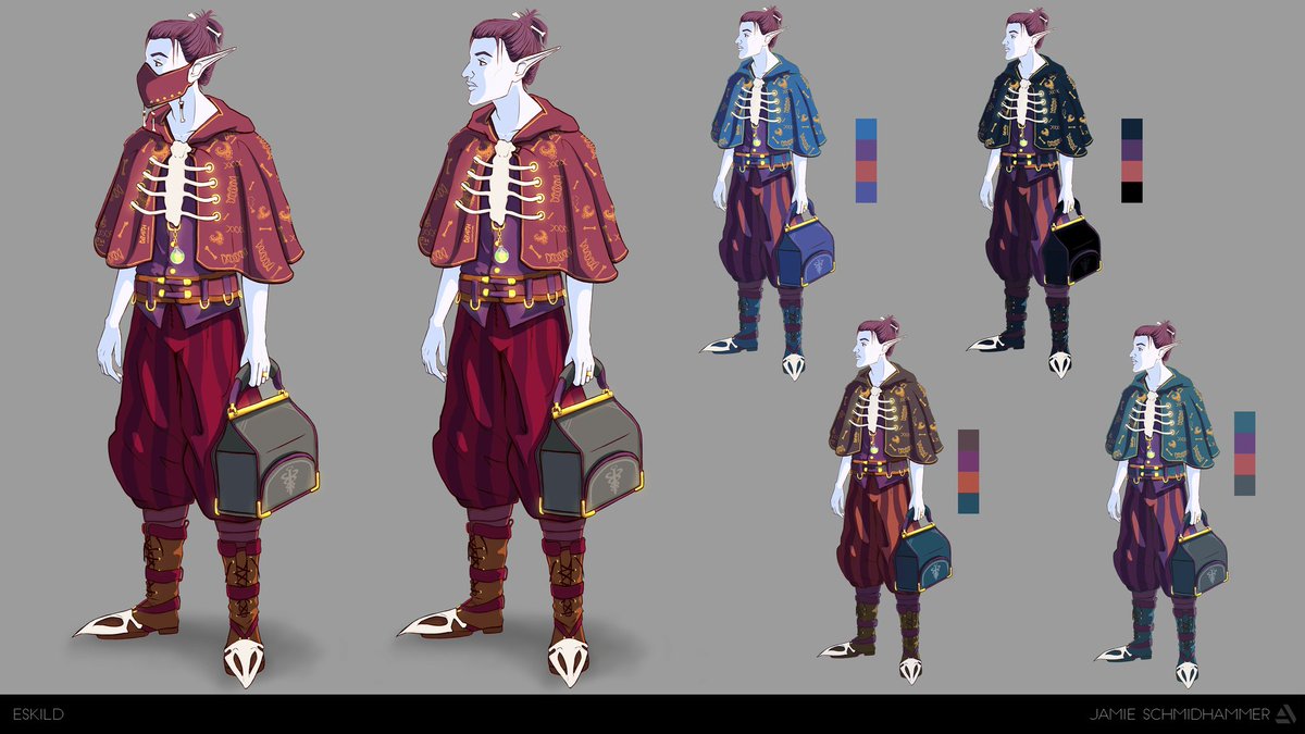 scientistclone's tweet image. Yay, it's #PortfolioDay ! I'm Jamie and I make 2d concept art and illustration 🙃 (still gotta update the bad boi later, but here's my artstation: jschmidhammer.artstation.com)