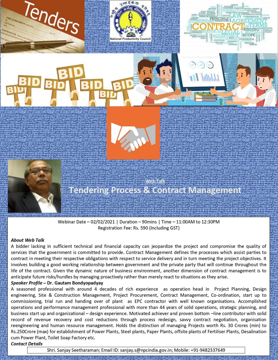 subhra310's tweet photo. #Tendering #process and #contract #Management imparts sufficient #technical  &amp; #financial capacity so that the #Quality  of #services doesn't get #jeopardized. https://t.co/OMKubXUTTj https://t.co/cDMFLBu6i1
