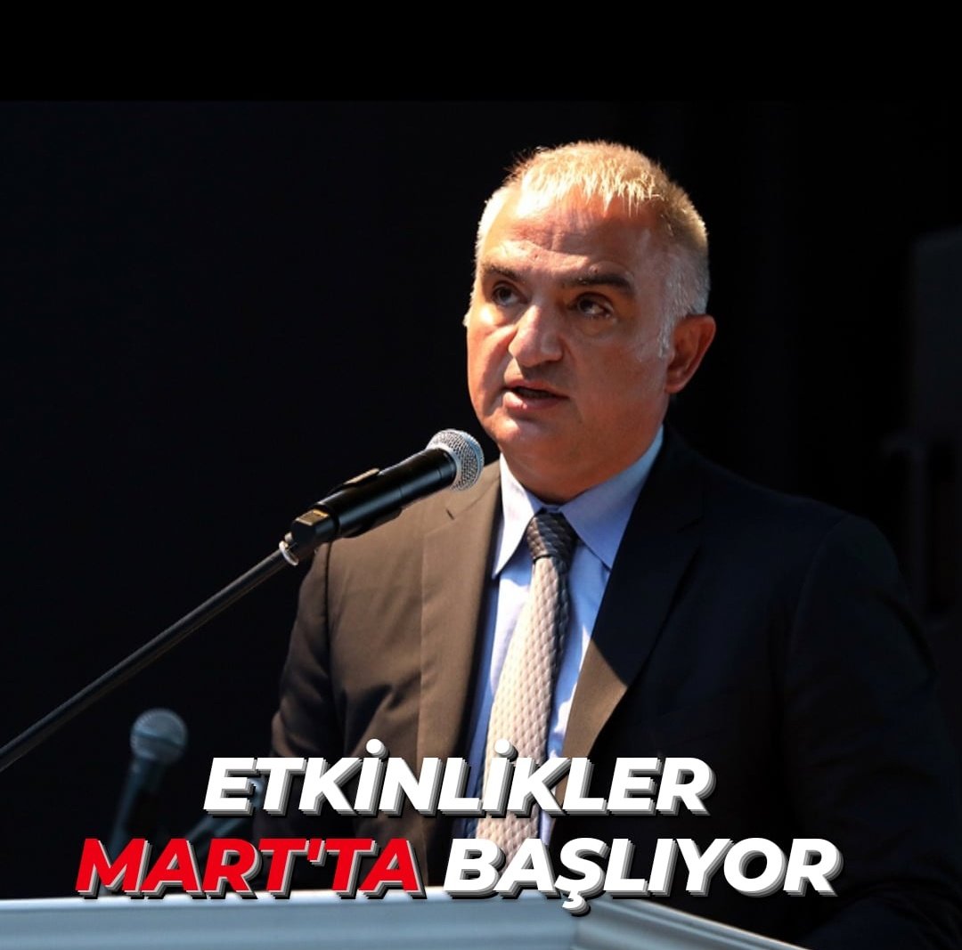 Bakan Ersoy:  “Mart İtibariyle Etkinlikler Başlayacak” gmdergi.com/slide/bakan-er…