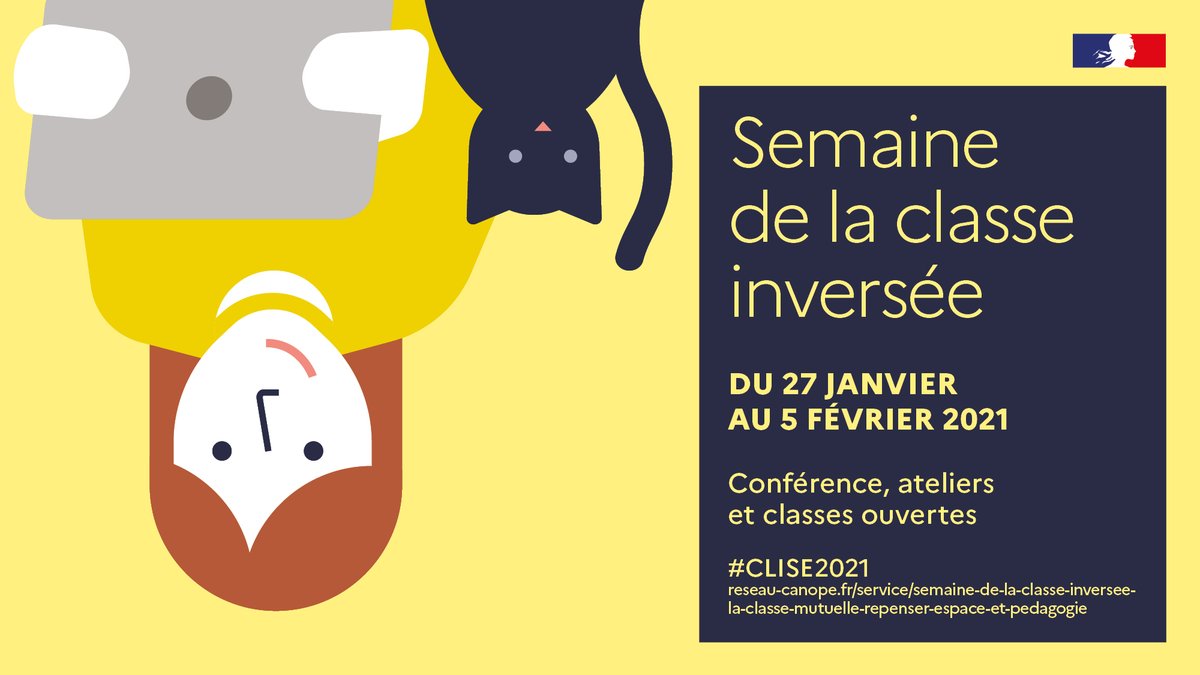 DaneTlse's tweet photo. 🗓️Rendez-vous du 25 au 29 janvier dans l'@actoulouse pour la semaine de la classe inversée #CLISE2021 ! Un programme riche avec :
✅une #conférence de @VFaillet et @AnneCeCallejon, ✅#Webinaire
✅Ateliers
✅#ClassesOuvertes
Pour en savoir + : https://t.co/B4OXGVS5jI https://t.co/E8Aaa9X1yH