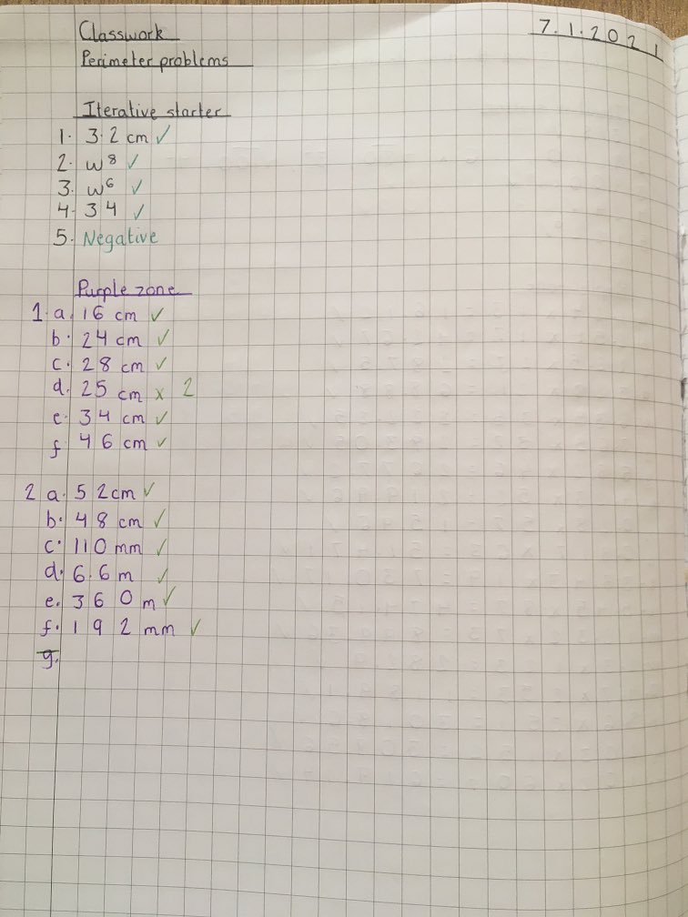 gorse_ruth's tweet image. *MATHS PRAISE!!!
Some fabulous Maths by Aicha F in 7B1. So precise and neat 😊 #mathsiscool #mathsfromhome #mathspraise #daretoachieve