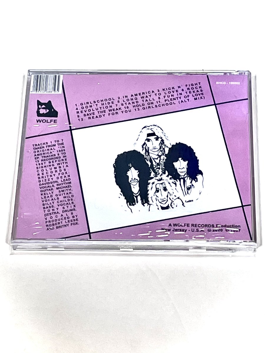 DbJayk's tweet photo. BRITNY FOX / IN AMERICA 

Genre ：Rock
Country ：USA🇺🇸
Label ：Wolfe Records
Year ：1987 (2020)

#britnyfox #wolferecords #bootlegcd
#collectorcd 
@britnyfox @SAMUSIC38125838 https://t.co/DsTqxZZkIA