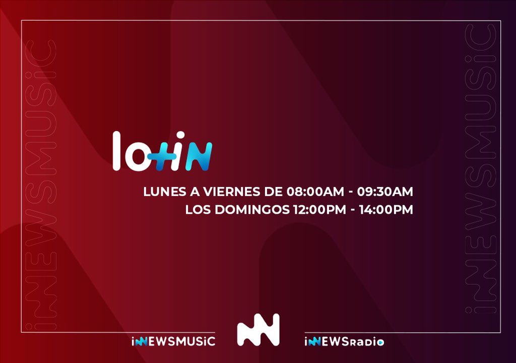 innewsmusic's tweet photo. 🎙 Suena en #LoMásIn “#TattooRemix” de @rauwalejandro y @CamiloMusica 🎶
🎶Sonarán @martaot2018 @MiaMont @carlos_right @mya_musica @gerardcontilde @_albxreche @CNCOmusic @_DennisArana @timomusica y+
🎶Además “Se rompió” de @musicmandomx y @nickifavre
👉https://t.co/IDHfrXNu6K https://t.co/xP4fUcFxYF