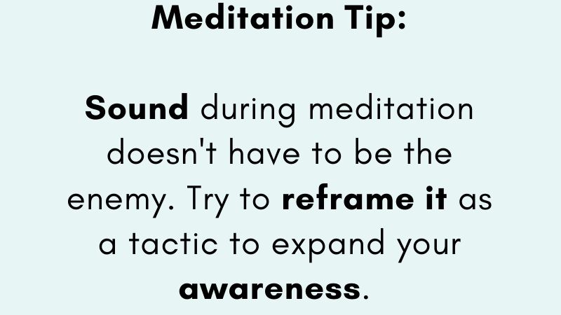 MeditateHappier's tweet image. Can you let go of the need to curate the perfect (read quiet) meditation environment? Use the rising and passing away of noise to sharpen your attention. It's a feature! 😉