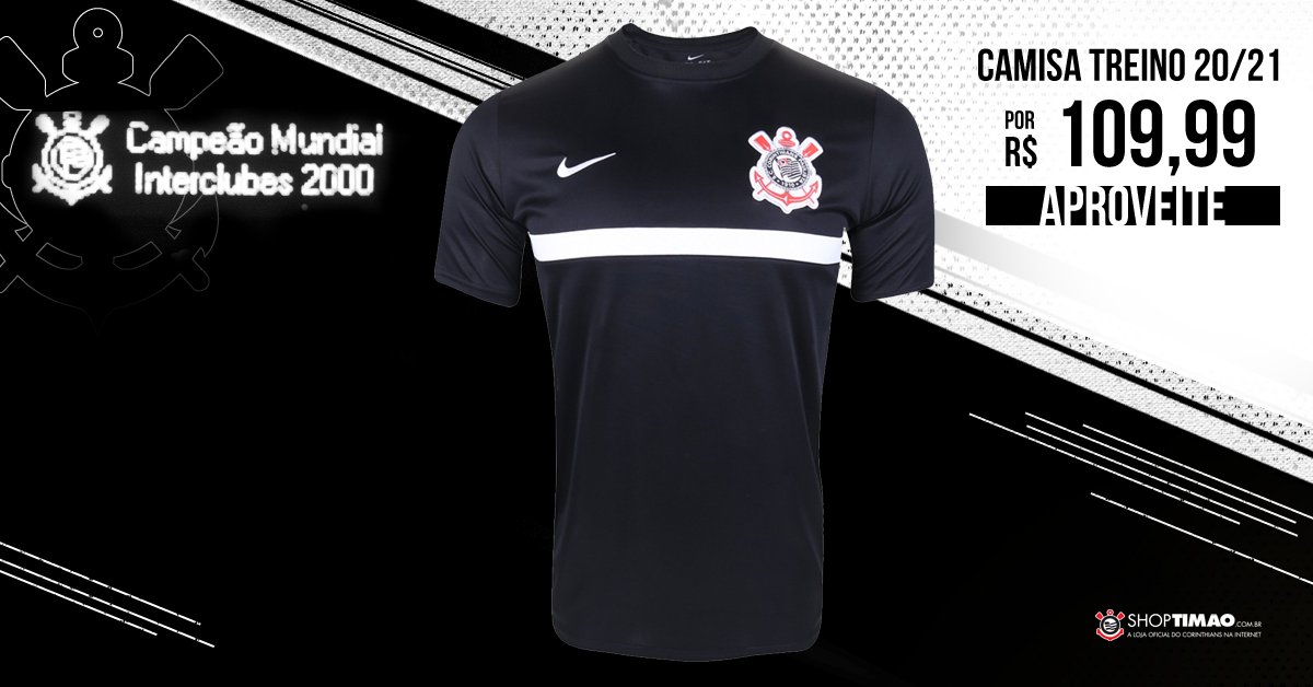 nova camisa de treino do corinthians