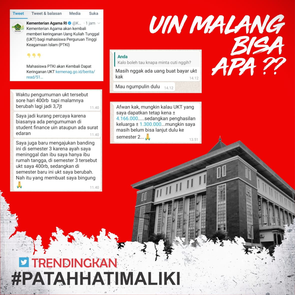 ardiansyahcp11's tweet photo. "Barangkali hatimu butuh kacamata, kelakuanmu minus."
#PATAHHATIMALIKI https://t.co/8VN01toMUZ