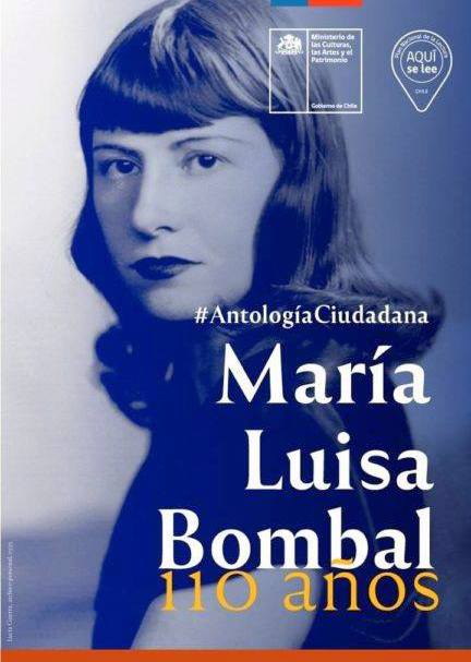#DepósitoLegal en #BNdeChile de #Antología Ciudadana: María Luisa Bombal 110 años” del Ministerio de las Culturas, las Artes y el Patrimonio.