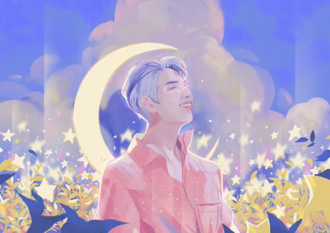 moon                                 moonchild

?✨

#namjin #btsfanart 