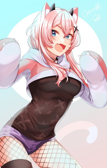 【Skeb】
納品しました～～～
海外VTuberのCatto様(@catnyaps)です!
おててがとってもかわいい・・・!
ありがとうございました😊

Skeb⇒https://t.co/cW3v1s4H6s 