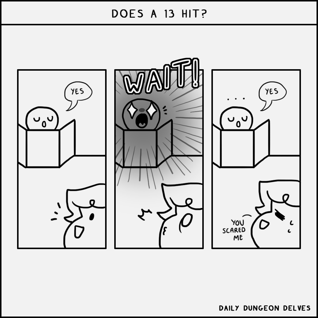 DelvesDaily's tweet photo. Sometimes you got to double check.
#TTRPG #DND #ArtistsOnTwitter #Comic https://t.co/L73rc1Jk1p