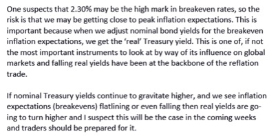 10/nOn real rates potentially bottoming and inflation expectations potentially topping here's a great note by  @ChrisWeston_PS  https://twitter.com/ChrisWeston_PS/status/1348417410437582851?s=20