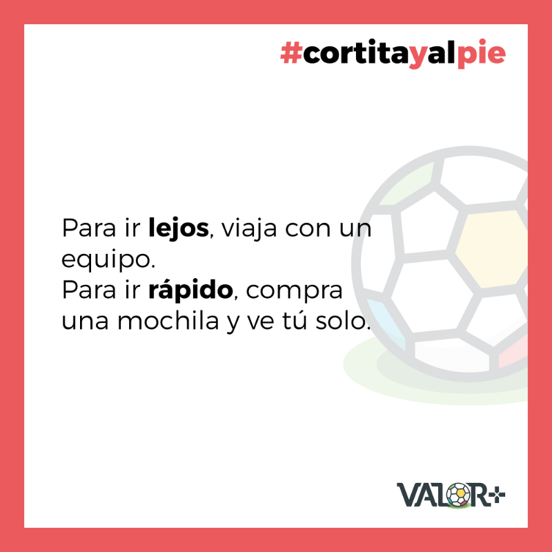 ValorPlus_SS's tweet photo. Cortita y al pie ⚽️

#valorplus #futbol #maneldelgado #entrenadoresfutbol
#formacionfutbol #futbolbase
#coachingfutbolistico #cortitayalpie https://t.co/yvT2T4hLQC