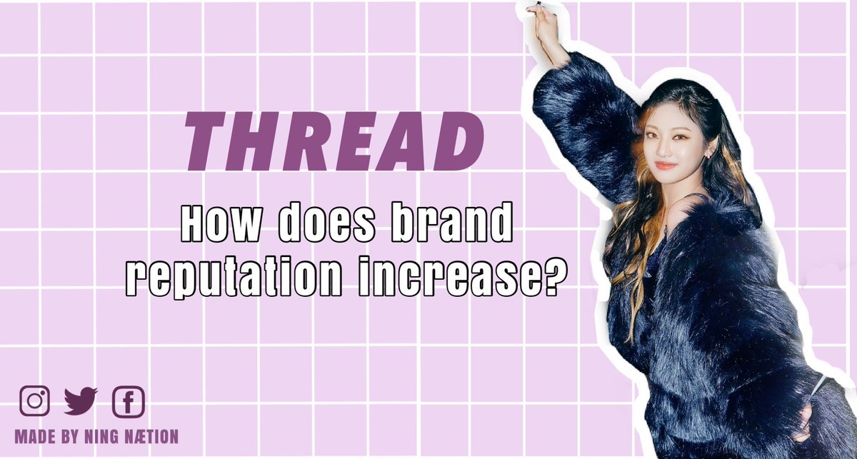 HOW DOES BRAND REPUTATION INCREASE? — a thread
