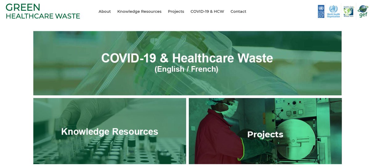 Check out greenhealthcarewaste.org, developed and coordinated by the regional team of <a href="/theGEF/">Global Environment Facility (GEF)</a> financed <a href="/UNDP/">UN Development</a>, <a href="/WHO/">World Health Organization (WHO)</a>, and <a href="/HCWHGlobal/">HCWH - Global</a>  supported project - Reducing UPOPs and Mercury Releases from the Health Sector in Africa (Ghana, Madagascar, Tanzania and Zambia)