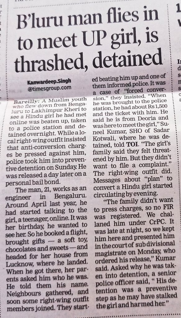 Love_Azad_'s tweet photo. UP has turned into a laboratory for Hindutva project. Civil liberties and Fundamental Rights have been curtailed for people out there. Can there be some intervention!? https://t.co/PqyGcAt23G