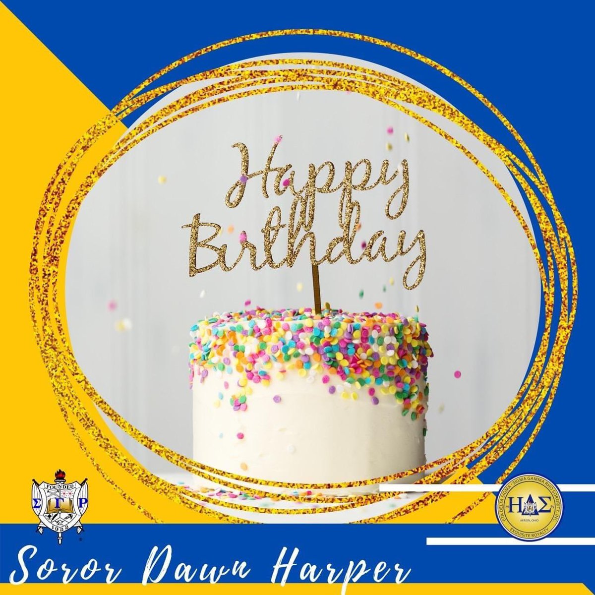 SGRHO_EDS's tweet photo. It's your special day Soror! Please join us in wishing our Soror Dawn Harper a very Happy and Blessed Birthday. May all your birthday wishes come true. https://t.co/J4NjB0ZUzT