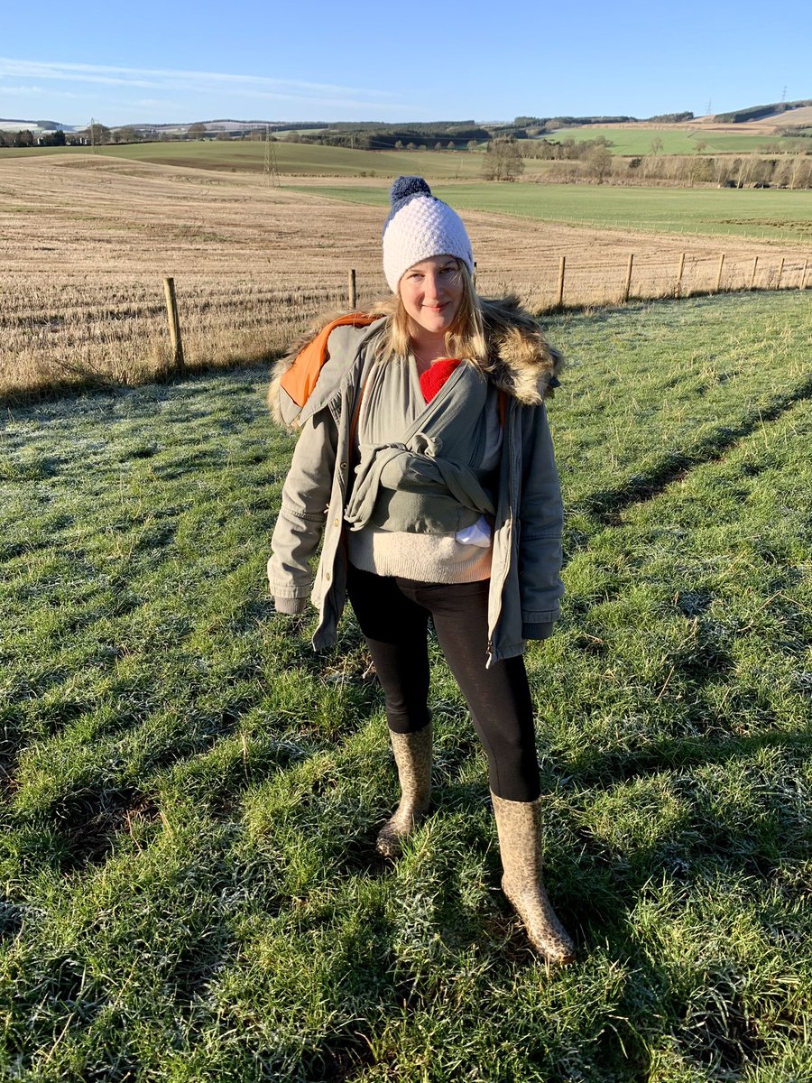 helenharradine's tweet photo. No hands! #slingtime #fourthtrimester #dailywalk #scottishborders #thisisscotland https://t.co/RFaqHuKghu