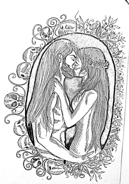 "Persephone to Theseus and Pirithous" centers P as the real power in the underworld. Image creates an easy way for people less inclined to participate to make observations.