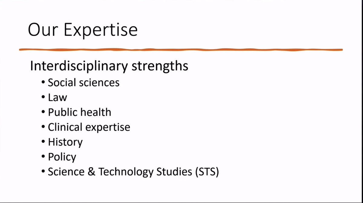 In addition to STS, our group brings together an interdisciplinary group from various fields of expertise!