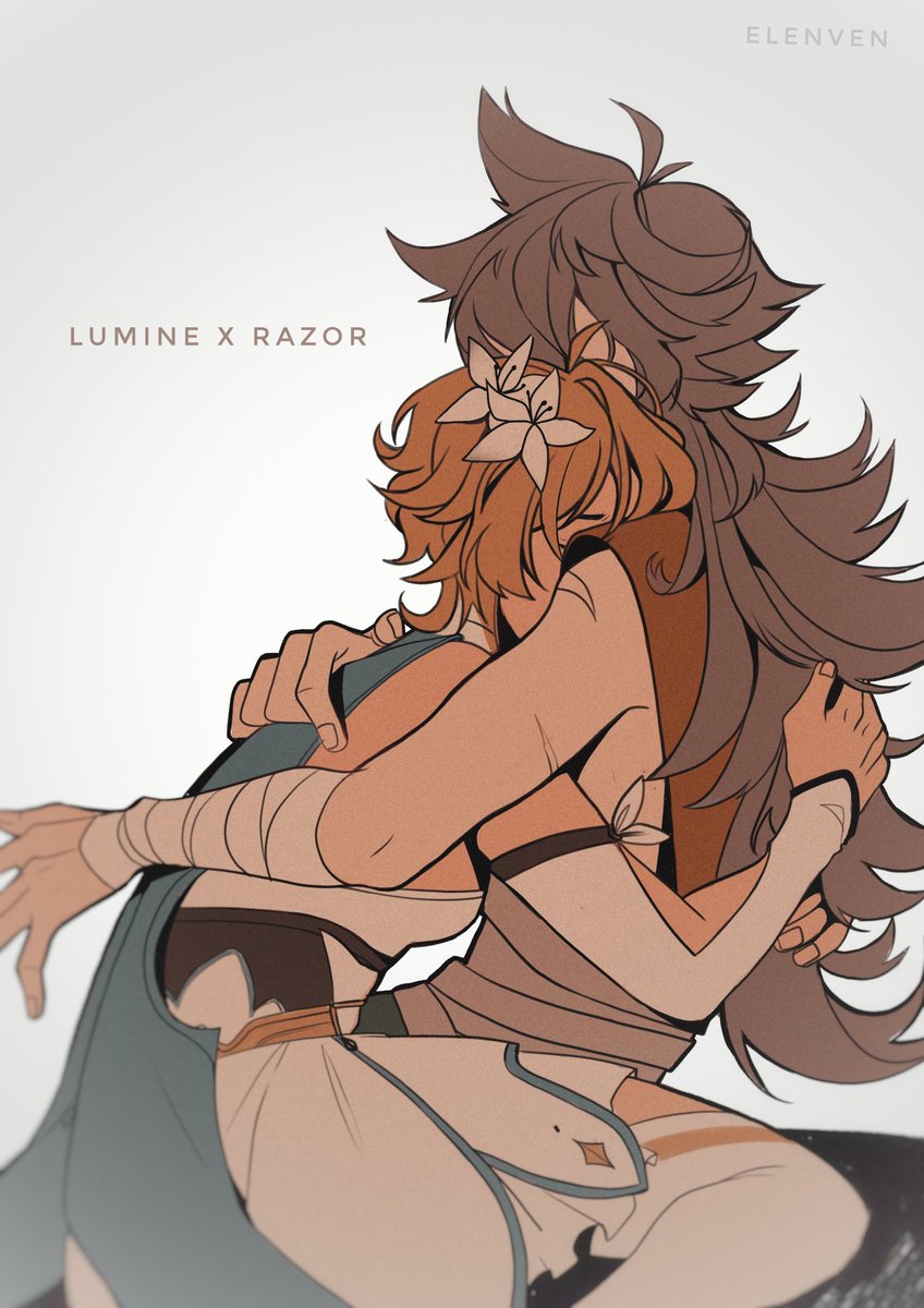 ...because there are not many fanart of them I call them LuZor heheh #Gensh...