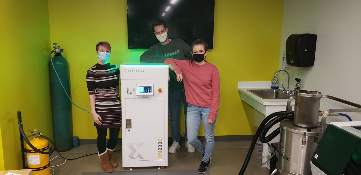 Congrats to <a href="/LakelandCommCol/">Lakeland Community College</a> on their new #metal3dprinting system. Our first educational installation in Ohio! 

Thanks to our distributor <a href="/ATCtrain1964/">Advanced Technologies Consultants, Inc.</a> for all their help.

#3dprinting | #additivemanufacturing | #metaladditivemanufacturing | @Wi3DP | <a href="/TeamNEO/">Team NEO</a>