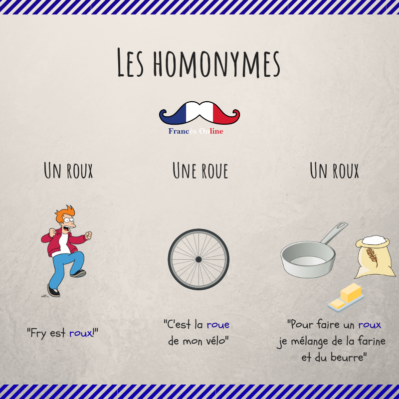 _Frances_Online's tweet photo. 🇫🇷Pour la journée mondiale des roux, on voit trois homonymes :
-
🇬🇧To celebrate #KissAGingerDay, we see tree homonyms:
-
🇪🇸En ese día mundial del pelirrojo, vemos a tres homónimos: 
-
#Francés #French #Francia #Francese #FLE #LearningFrench  #IloveFrench #DailyFrench #EasyFrench https://t.co/E92DU2zJBW
