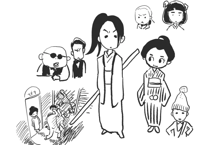 ちよなども描いた 