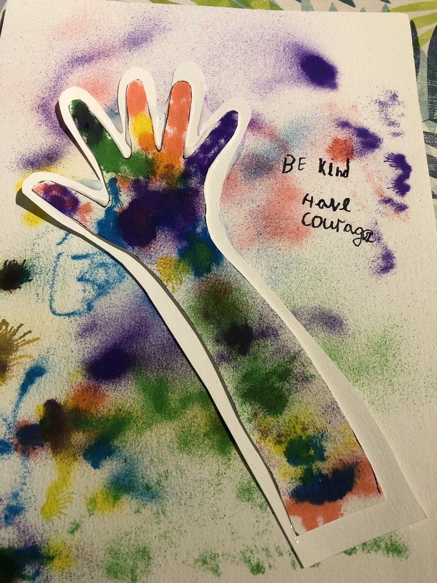 Noobeans's tweet photo. @SwithPrimarySch Be kind &amp; have courage, from Anna x https://t.co/hFCwSLgYFL