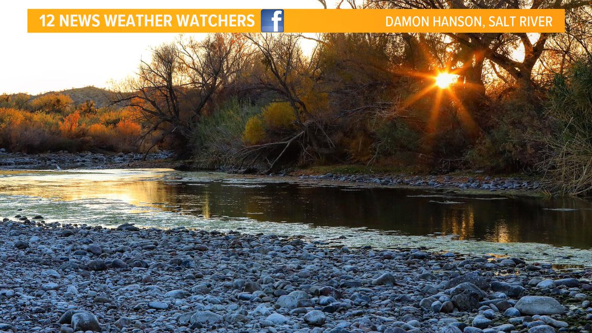 KrystleWeather's tweet photo. This moment of Tuesday tranquility brought to you by #12News Weather Watcher Damon Hanson. #tuesdaytranquility #momentofzen #saltriver #az #azwx #12news #weatherwatcher #12newswx #todayinaz https://t.co/qZdZa5zFnw