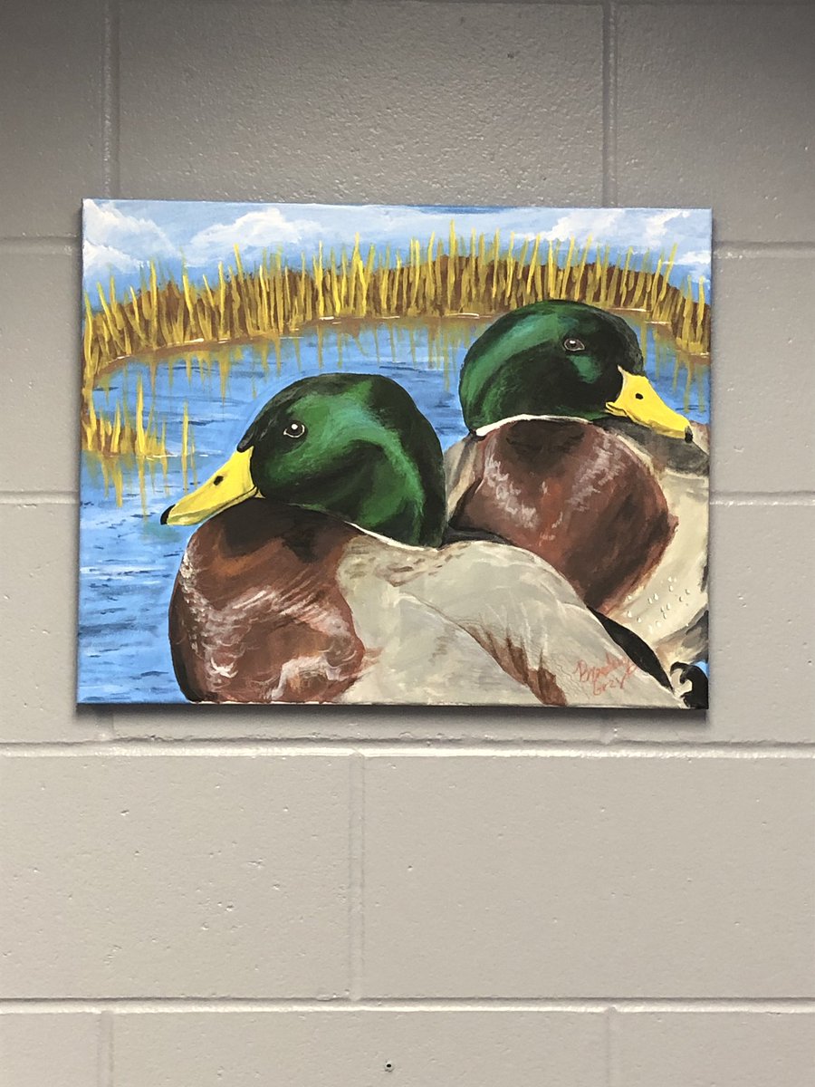 skougj's tweet photo. We have some truly talented students at the School district of Eleva-Strum. This student already has a contract to show his work at a local gallery. #OneElevaStrum https://t.co/79UiHJK9HE