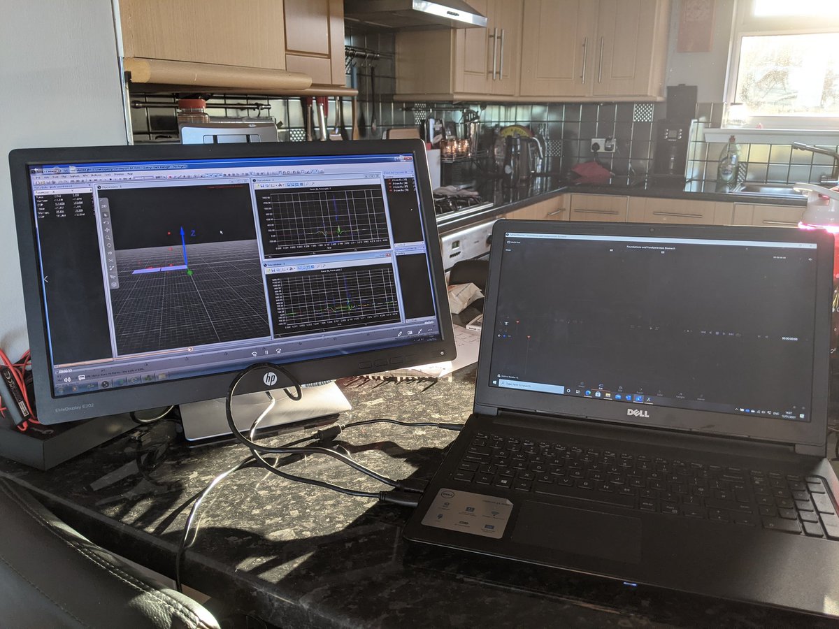 neilthetech's tweet photo. Here we go again. Say hello to bad glare, working at a breakfast bar and unlimited access to snacks 🙈

#workingathome #WAH #sportscience #technician #videodeveloper #kitchendesk https://t.co/jnrKF2c7Ko