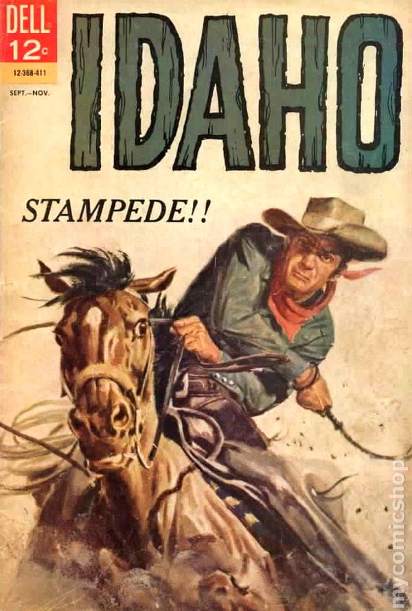 Two morepainted covers from Dell's short-lived Idaho series. Artist(s) unknown.