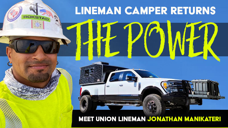 Jonathan Manikateri takes his <a href="/capricamper/">Capri Camper</a> into areas devastated by natural disasters. He rushes in to dig holes, place poles, run lines and restore power. 

Meet our new #camping #hero.  Thank you, Jonathan! 

#truckcamper #CapriCamper
truckcampermagazine.com/camper-lifesty…
