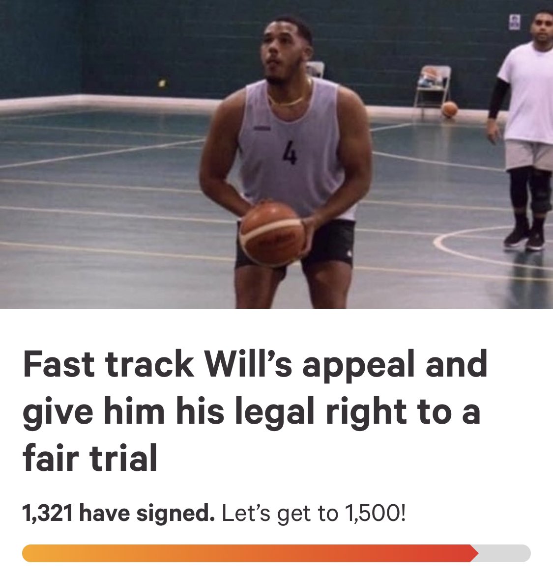 DrewStandring's tweet image. Mad to see the most of Mansfield supporting this, not even 24 hours since it’s been made #3will