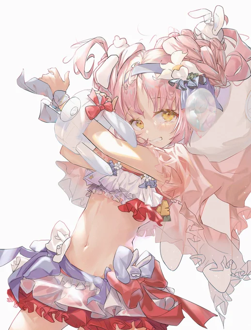 #くそ寒いので水着絵を貼る  ❄️ 