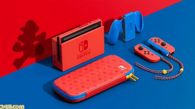 任天堂switchから、新色登場！マリオレッド×ブルーセットが2月12日発売！！