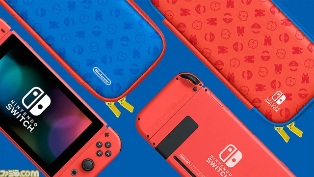 任天堂switchから、新色登場！マリオレッド×ブルーセットが2月12日発売！！