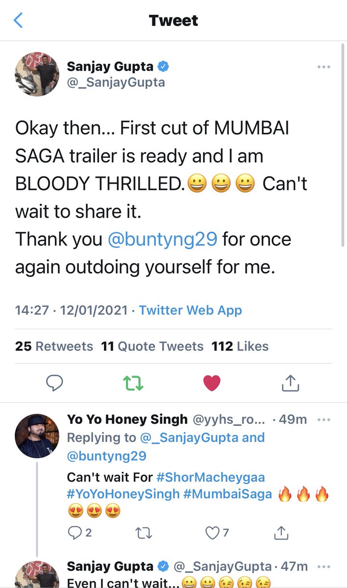 Sonam18963159's tweet photo. @TheJohnAbraham @emraanhashmi #jafcians #emranians #MumbaiSaga teaser coming soon #ShorMachega @asliyoyo @TSeries https://t.co/ciYDM4g5aL