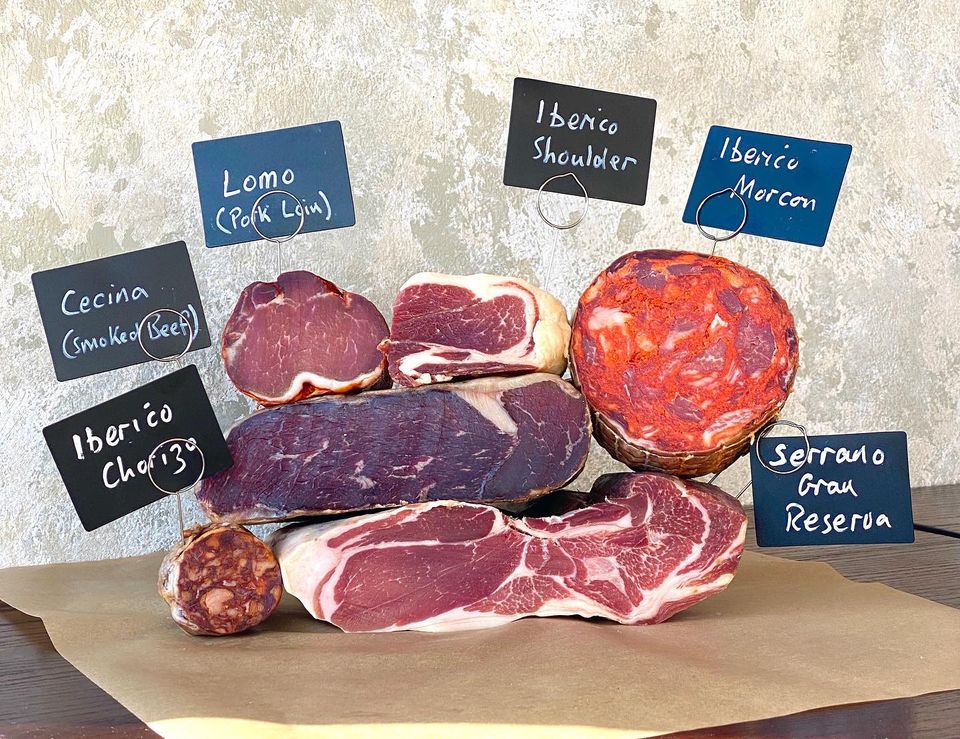 WineLoftBrixham's tweet photo. We’re still slicing our amazing artisan meats and cheeses from Spain. Next delivery tomorrow. #shoplocal #shopmiddlestreetbrixham — at The Wine Loft Brixham. https://t.co/iYgeOMpC2i