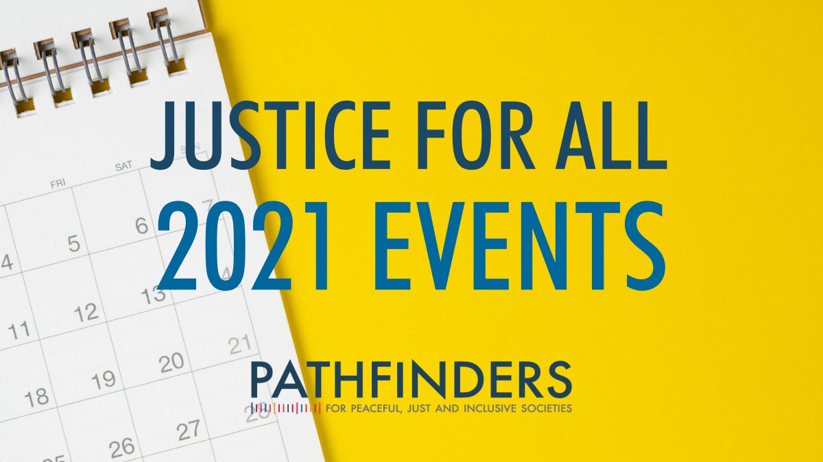 Curious about what #JusticeForAll events are happening in 2021? 

🗓 Explore our *living* justice calendar: medium.com/sdg16plus/just…
