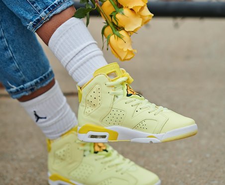 jordan retro 6 yellow