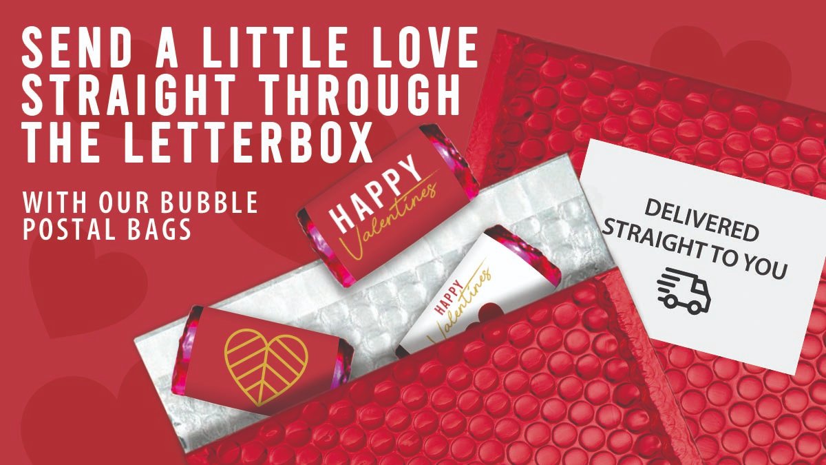 Send your Valentine's treats out in our shiny new bubble postal bags. Delivered straight through the letterbox! Perfect for people working from home. thesweetpeople.com/products/?cate… 🍬🎁📬😍