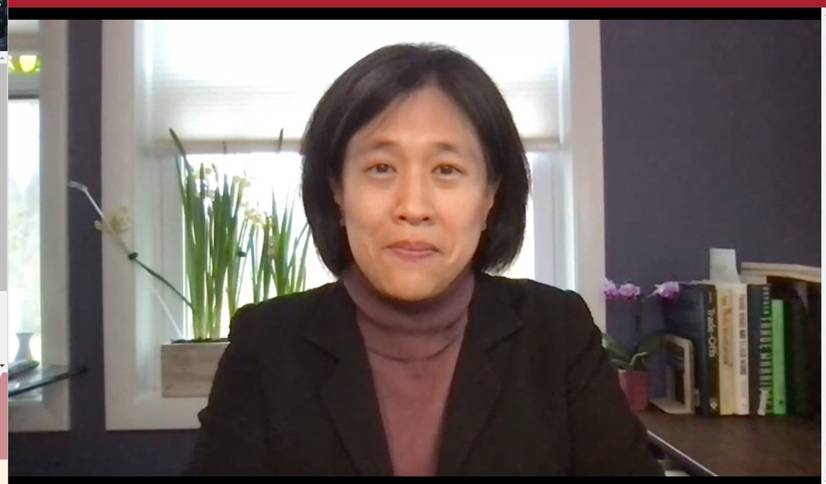 Great to kick off our  @NFTC Foundation virtual conference w/ Katherine Tai, Pres-elect Biden's nominee for US Trade Representative. Tai: "We will use trade, in coord. w/ both internat'l & domestic economic tools, to create a more inclusive prosperity for America & for Americans."