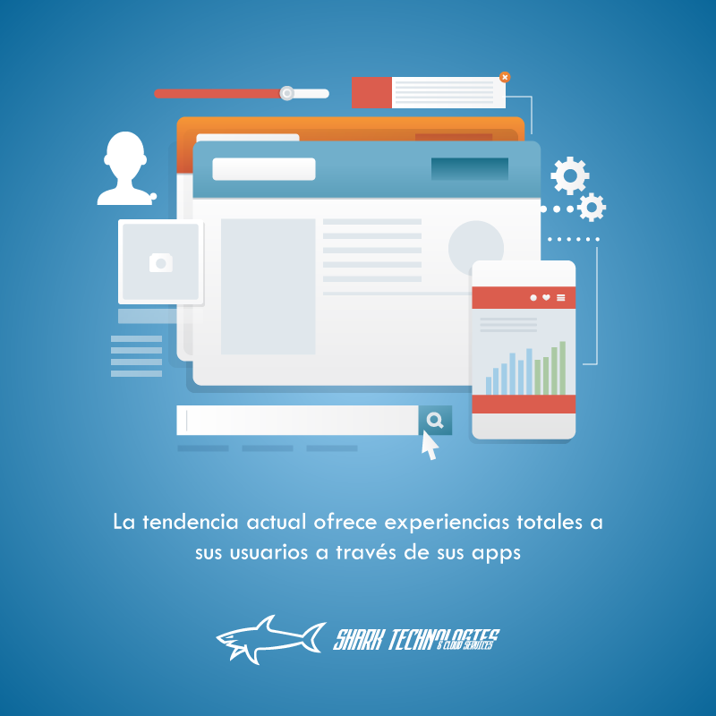 SharkTechMX's tweet image. Para este año 📆 las empresas planean ofrecer experiencias totales a los usuarios 👩🧑‍🦰 a través de sus apps 📲 Conoce más de nuestros servicios a través del sitio: bit.ly/33KzEb2 💻📲
#User #Usuario #Experience #Experiencia #App #Software #Tecnología #México