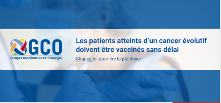 Vaccination #COVID19 : Plaidoyer des Groupes Coopérateurs en Oncologie pour une priorisation des patients atteints de cancers évolutifs, sans limite d’âge gco-cancer.org/images/Plaidoy… <a href="/IFCTlung/">IFCT lung</a> <a href="/ffcd_cancerdig/">Fédération Francophone de Cancérologie Digestive</a> <a href="/LysaLymphoma/">Lysa Lymphoma</a> <a href="/IntergroupeORL/">Intergroupe ORL</a> <a href="/ArcagyGineco/">Arcagy-Gineco</a> <a href="/laliguecancer/">La Ligue contre le cancer</a> #VaccininfoCOVID