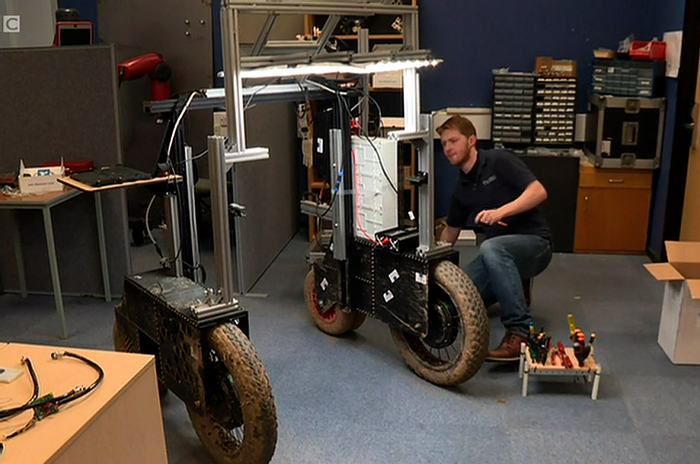 PlymAgriTech's tweet photo. Owner of Robotriks - Jake Shaw-Sutton getting some well deserved recognition in the #farmingworld #robots #RTUplatform. Checkout the website! https://t.co/RVfsUQPaRx https://t.co/LKxMy9XfT2